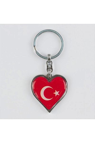 Enseb Metal Keychain with Moon Star Heart Figure