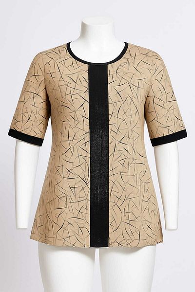 wear on Plus Size Viscose Stone Embroidered Short Sleeve Mother Combed Cotton T-Shirt