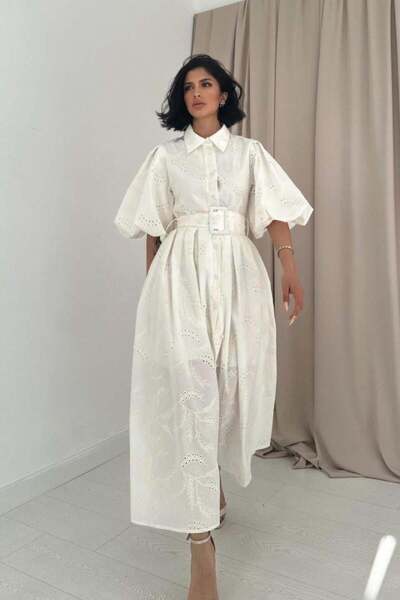 Miracle Omni إكرو مطوي فستان شرفة