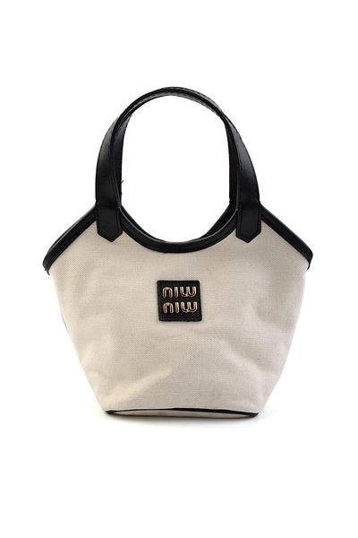 Bambi Beige Black Women's Handbag C06486250428