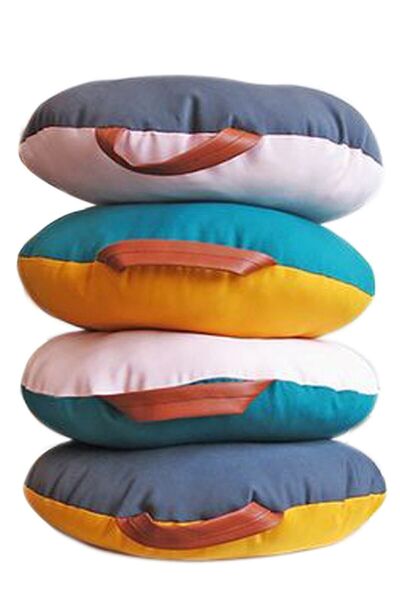 Bundera Fridae 4-Piece Combination Set Silicone Cushion Decorative Colorful Throw Pillow Pillow Set