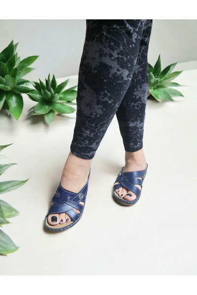 GEZER Heel Spur Reinforced Silicone Comfortable Home and Outdoor Slippers