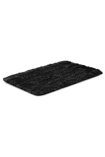 shumee SHAGGY ANTI-SLIP CARPET 80x120 cm BLACK