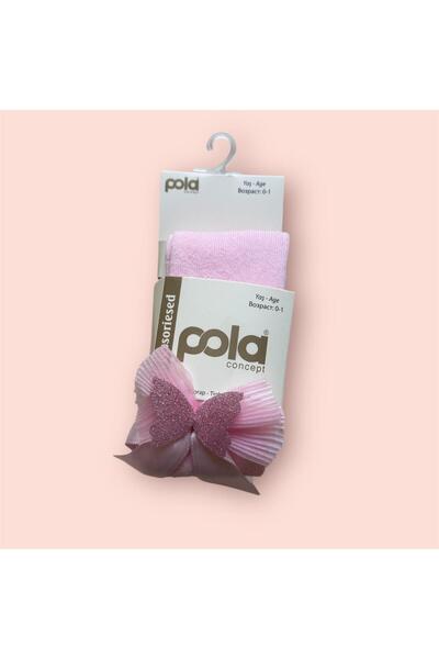 Pola Аксесоар за момиче Памучни чорапогащи Пеперуда 1
