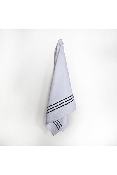 Home Harmony 3 Stripe Embroidered Head Towel