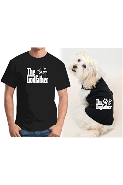 Buddy Store ملابس القطط والكلاب - قميص داخلي أسود وقميص بشري من مجموعة Kobini...