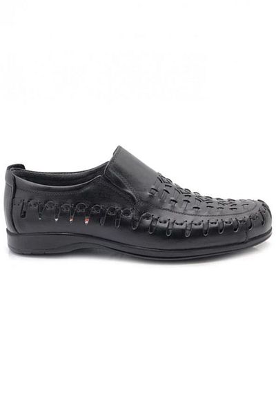 Ayakkabı Vakti Perforated Handmade Special Production Genuine Leather Shoes