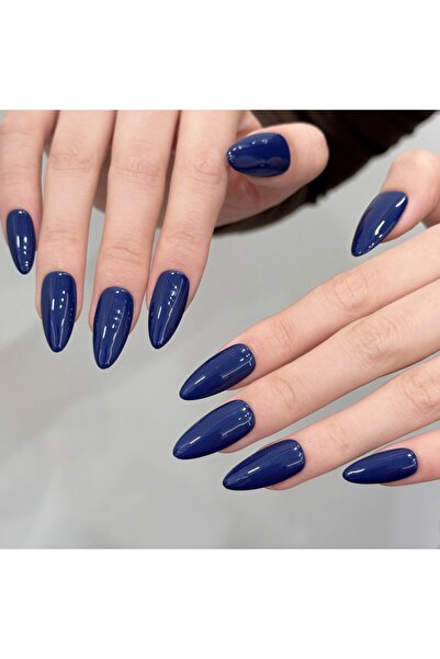 Takma Takma S Beden 10'lu Mavi Uzun Badem TT1327 Tekrar Kullanılabilir Protez...