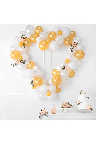 ideal STORE Balloon Garland Love Party IdealStore, 68 Balloons, 160 cm, 2 Color Combinations