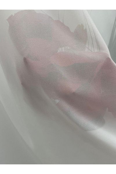 Liz Line Plain silk curtain, with fringe, various colors and sizes, from the "Hesperia" collection by Liz Line