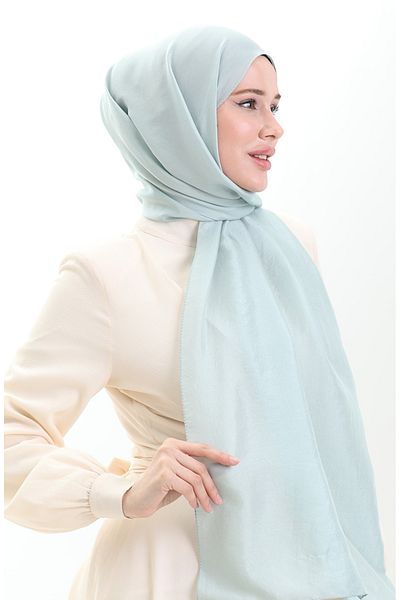 sefamerve Madame Mary Γαλλικό Voile Shawl 19099-26 Water Green
