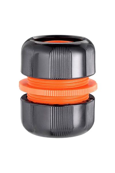 CLABER 5/8-3/4inch Card Hose Connector Black and Orange