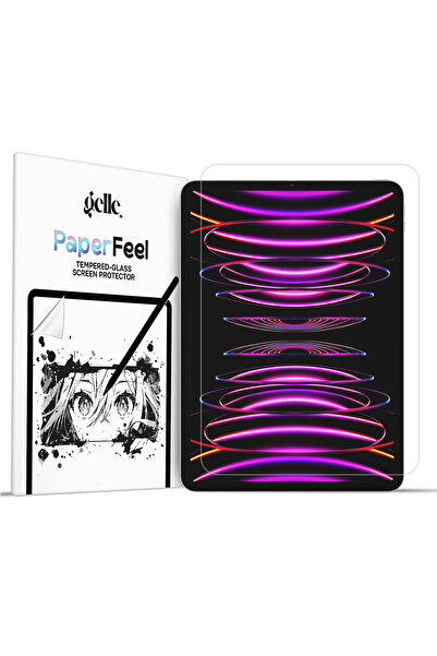 gelle Folie de protecție din sticlă cu textură de hârtie pentru Apple iPad Pr...