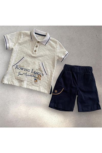 BİGÜMEX Boys' Summer Suit with Shorts