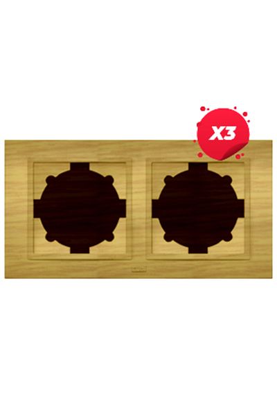 ELBI ELECTRIC X3 - Zena Maple Frame 2 Modules
