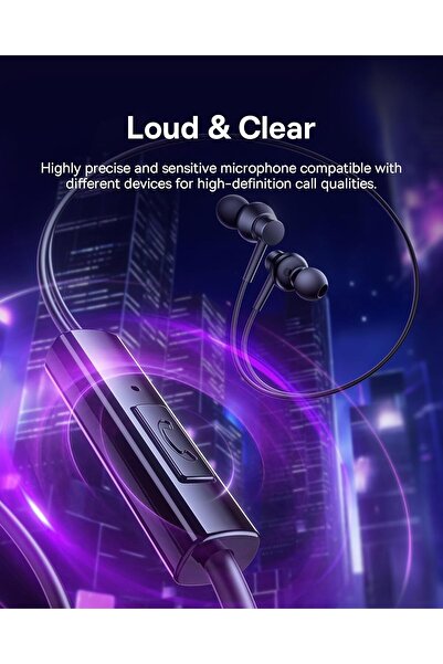 Baseus Wired Earphone, 3.5mm Bass Sound Universal In-Ear Headset Stereo Sound Noise Isolating Compat