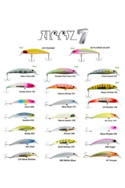 Fujin Ziggy7 70mm 9.6gr Sinking LRF Maket Balık