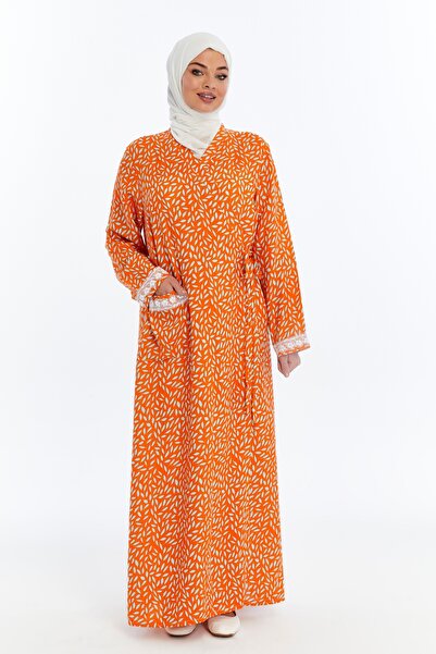 me like home Me-Like Cepli Dantelli Ev-Namaz Elbisesi