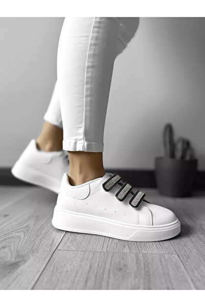 Casual Adidasi dama, casual, din piele ecologica, 222, inchidere cu arici