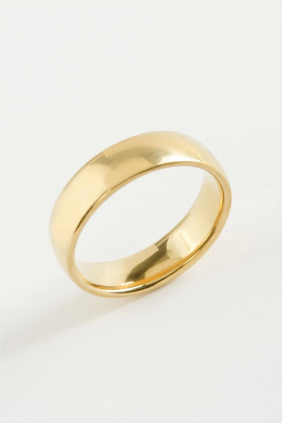 Eco Lounge Steel Wedding Ring 6 mm