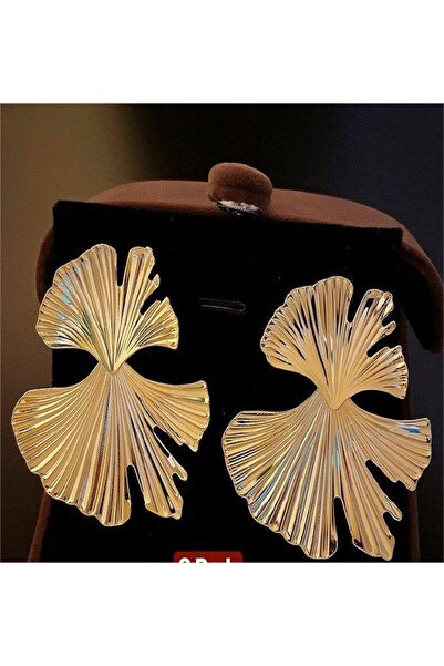 çelik takı design أقراط ذهبية اللون ذات مظهر شبه منحرف، أقراط فولاذية مزخرفة ...