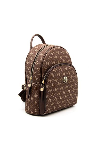 Silver Polo BACKPACK/LOGO PRINTEDSilver Polo DARK BEIGE Backpack