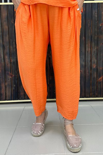 GÖKSEL Linen Plus Size Pants