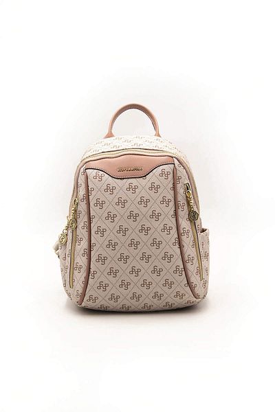 Silver Polo BACKPACK/LOGO PRINTEDSilver Polo PINK Backpack