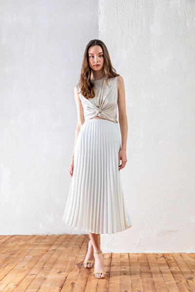 KASHA 25YB071 BELİ BURGULU BLUZ