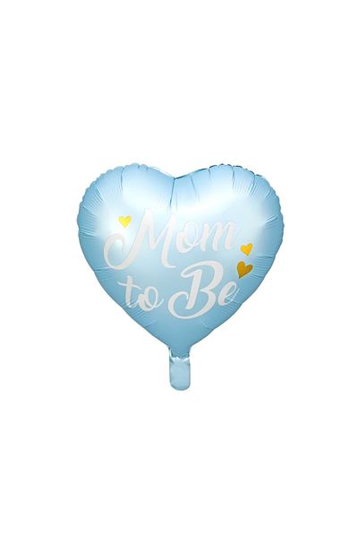 ideal STORE Balon albastru cu inimă „Viitoare mamă” de la IdealStore, 35 cm