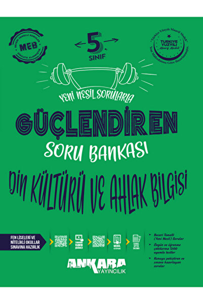 Evrensel İletişim Yayınları 5.Sınıf Ankara Güçlendiren Din Kültürü Soru Banka...