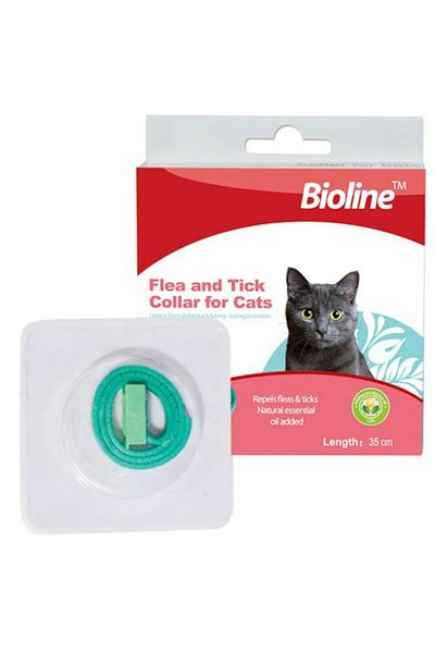 Bioline Bioline Natural Flea & Tick Collar for Cats, 35cm - Reflective & Safe Protection