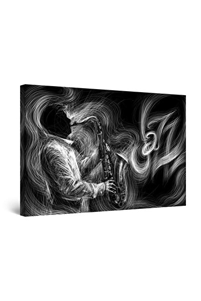 startonight Tablou DualView Startonight Solist Jazz Alb Negru, 80 x 120cm