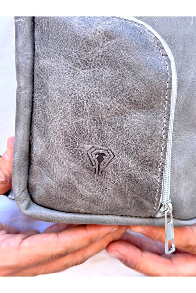 Fil Deri Γνήσιο δέρμα - Κρεμάστρα - Μπροστινό πίσω φερμουάρ - Τσάντα ώμου 1011