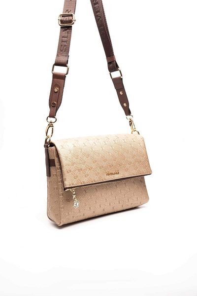 Silver Polo WOMEN'S BAG/SKIN LEATHERSilver Polo BEIGE Shoulder Bag