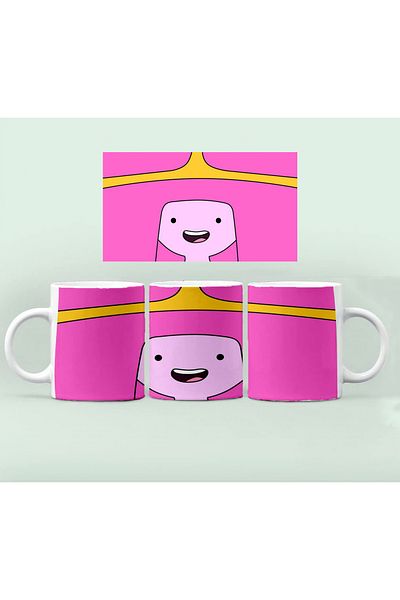 GünayStore Adventure Time - Marceline - Bubblegum- Bmo - Jeke- Finn Cup Cup Coffee Tea Cup