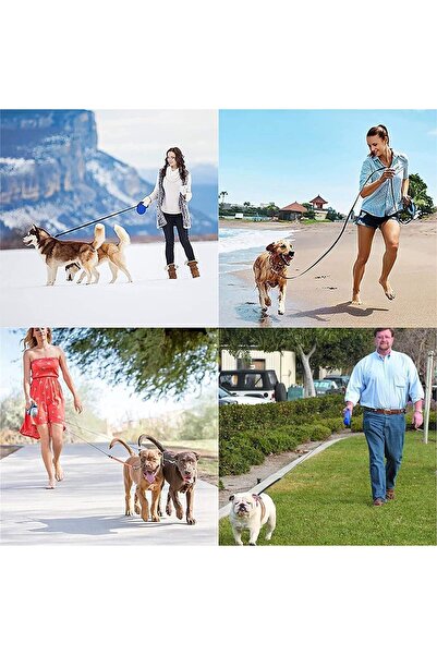 Generic Dog Lead, Retractable Dog Lead, Extendable Dog Lead with Non-Slip Handle