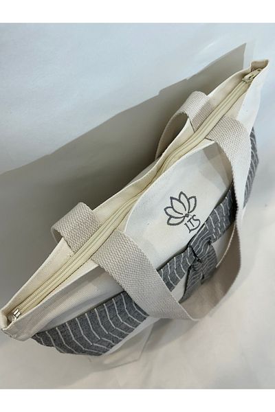 LTS bag Linen Shoulder Bag (with Bow)