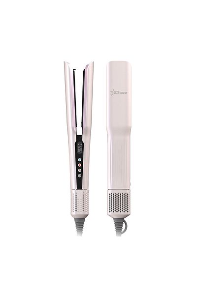 STARCREST STARCREST SHS-1300PK Hot Air Hair Straightener, 1300 W, LCD Display