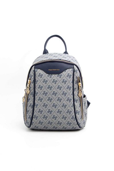 Silver Polo BACKPACK/LOGO PRINTEDSilver Polo GRAY Backpack