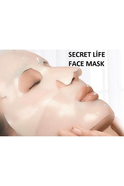 SECRET LİFE Collagen Reinforced Self-Melting Transparent Hydrogel Facial Mask 4 Pcs