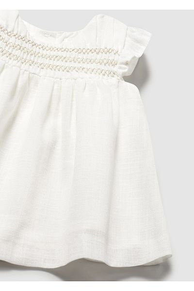 MAYORAL Newborn Smocked Dress