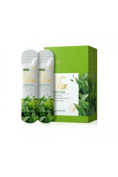FENYI Veeny Green Tea Hydrating Sleeping Mask - 3g - 20 Pieces