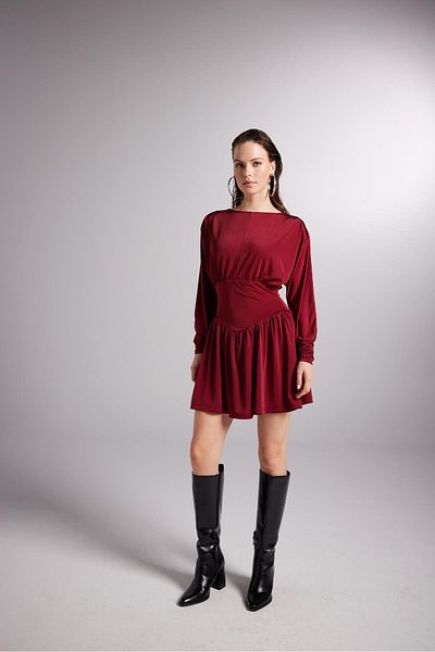 Markano Jade Dress Burgundy
