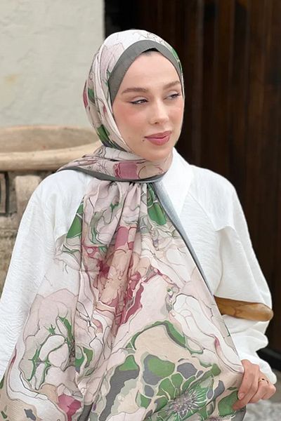 Tesettür Diyarı Alice Pattern Lina Shawl