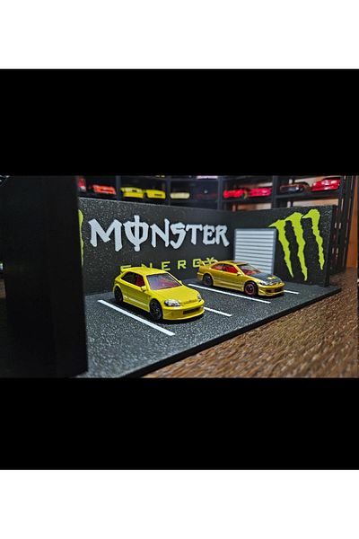KARAHASANOĞLU MAKİNE Monster 1:64 Diorama Garage