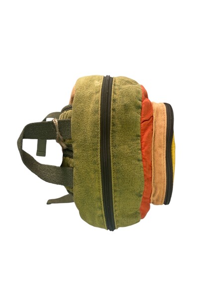 Old Cotton حقيبة ظهر يومية ذات جودة عالية بتصميم عتيق ومقصورة واحدة للسفر المدرسي حقيبة جاني مقاس 27 سم × 40 سم