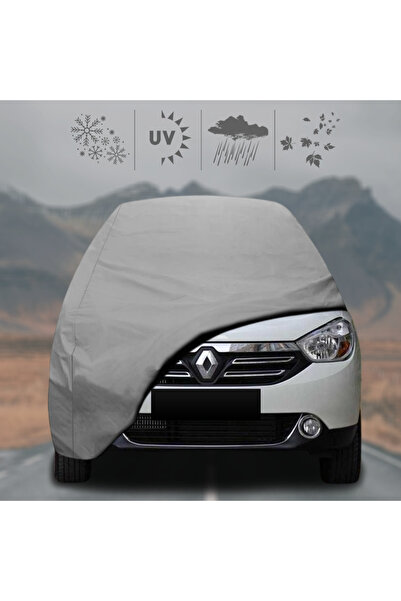 ULTRASHOP Renault Lodgy Oto Branda Su Geçirmez Miflonlu Araba Brandası Klipsl...