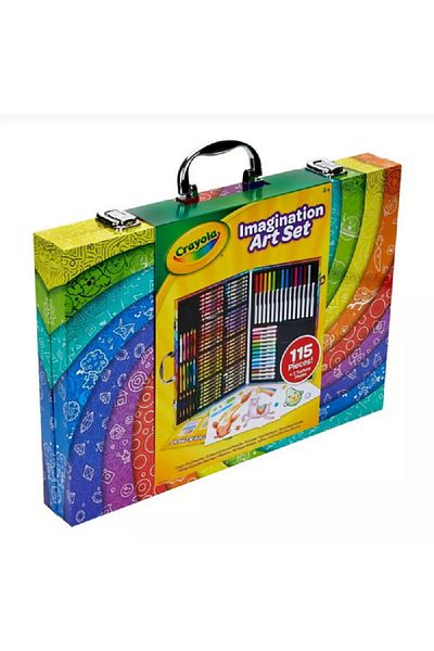 Crayola 115-Piece Imagination Art Set with Case Multicolor