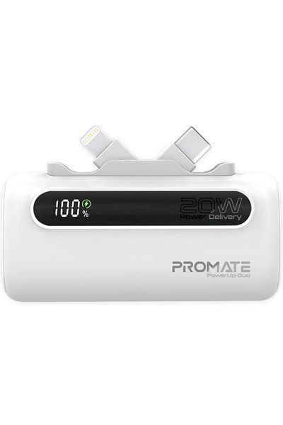 Promate 5000mAh portable battery with 20W USB-C™ connector